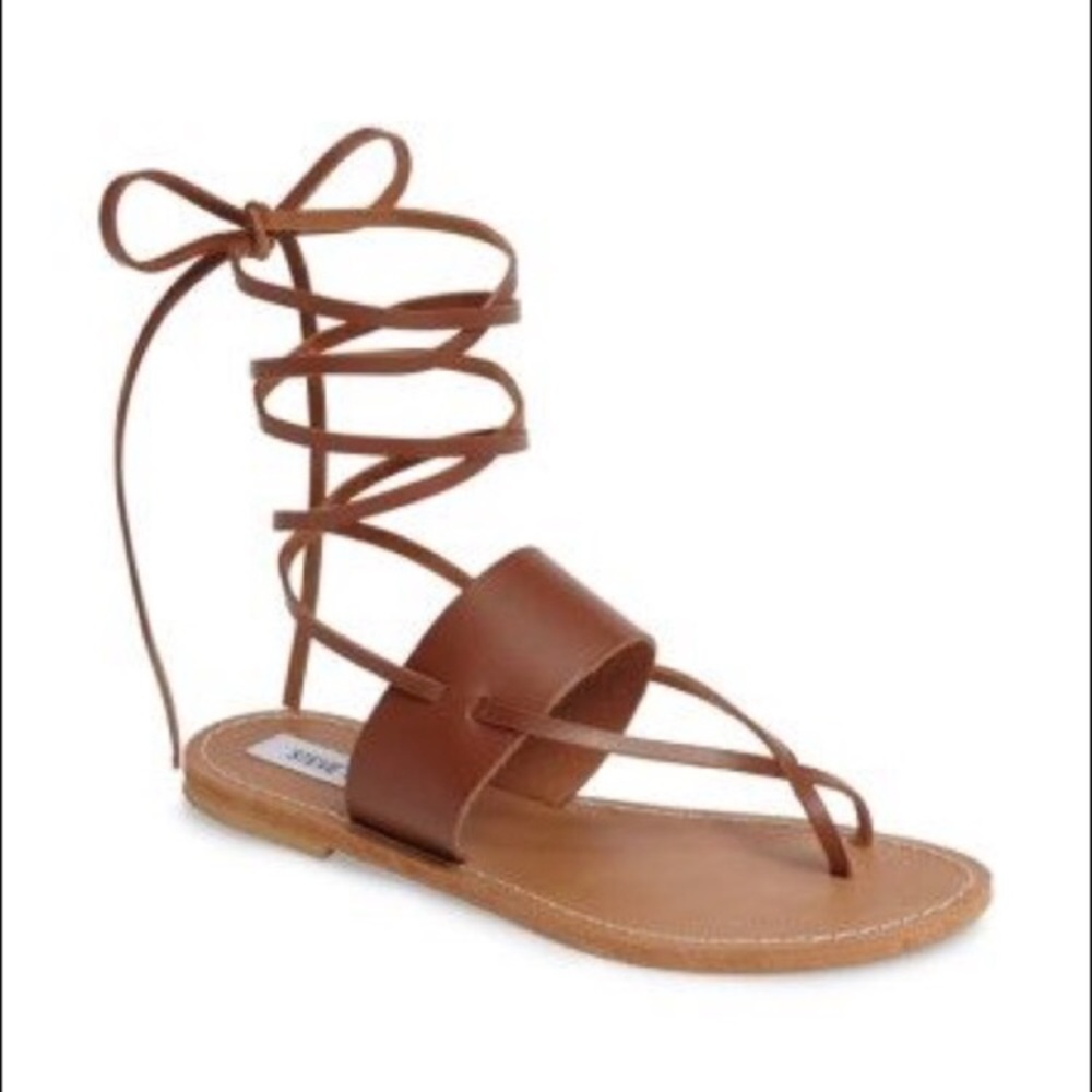 Steve Madden Free People Italy Leather wrap sandals Italy 7.5